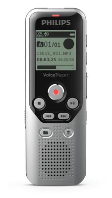Philips DVT1250 dictaphone Intern geheugen & flash-kaart Zwart, Grijs