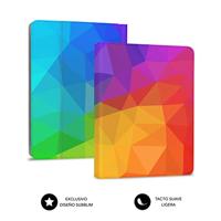SUBBLIM Tabletbeschermhoes met micro-USB-toetsenbord, Spaans toetsenbord, van 10,1 inch tot 11 inch, magneetsluiting, USB C, compatibel met Android-apparaten (RIANGUL) - thumbnail