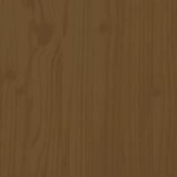 Wandhoofdbord 95,5x3x90 cm massief grenenhout honingbruin - thumbnail