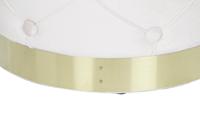 Voetensteun DKD Home Decor 60 x 60 x 47 cm Fluweel Hout MDF - thumbnail