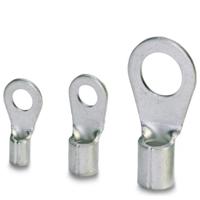 Phoenix Contact 3240102 Ringkabelschoen Dwarsdoorsnede (max.): 25 mm² Schachtdiameter: 10.5 mm Ongeïsoleerd Metaal 100 stuk(s) - thumbnail