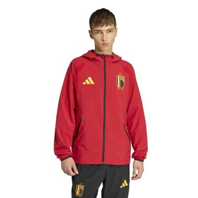 adidas België Tiro Tech Windbreaker 2026-2028 Rood Geel Zwart adidas België Tiro Tech Windbreaker 2026-2028 Rood Geel Zwart