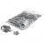 Magic FX CON14SL metallic confetti kilozak stervormig zilver - thumbnail