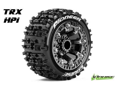 Louise ST-PIONEER Banden Set - Soft - 2.2" Velgen Black Chrome - Hex 12mm Louise ST-PIONEER Banden Set - Soft - 2.2" Velgen Black Chrome - Hex 12mm