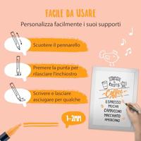 Krijtstift Securit SMA-100 rond ass 1-2mm blister à 7 stuks - thumbnail