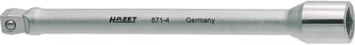 HAZET Verlengstuk · scharnierbaar 871-4 · 1/4 inch (6,3 mm) vierkant hol · 1/4 inch (6,3 mm) vierkant massief · Lengte: 101,5 mm