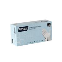 Handschoen hynex latex l wit 5g 100 stuks - thumbnail