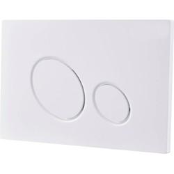 Saqu Loop bedieningspaneel glanzend wit voor Geberit UP100 Saqu Loop bedieningspaneel glanzend wit voor Geberit UP100