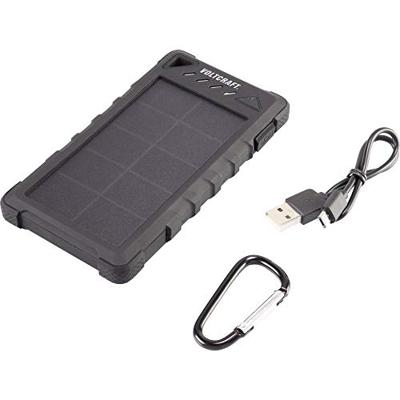 VOLTCRAFT SL-80 Powerbank op zonne-energie Laadstroom zonnecel 180 mA Capaciteit (mAh, Ah) 8000 mAh VOLTCRAFT SL-80 Powerbank op zonne-energie Laadstroom zonnecel 180 mA Capaciteit (mAh, Ah) 8000 mAh