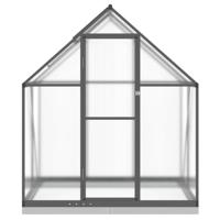 VidaXL Tuinkas met basisframe 169x114x202 cm aluminium antracietkleur - thumbnail