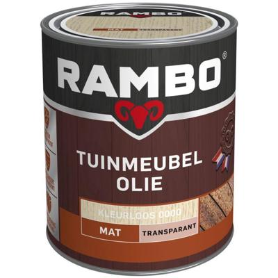 Tuinmeubelolie mat transp. 0,75l Rambo - Rambo Tuinmeubelolie mat transp. 0,75l Rambo - Rambo