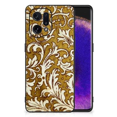 Back Cover OPPO Find X5 Barok Goud