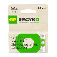 GP ReCyko Oplaadbare AAA batterij (potlood) NiMH 850 mAh 1.2 V 4 stuk(s) - thumbnail