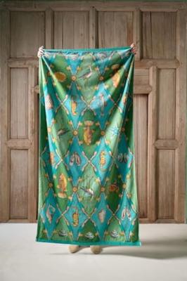 Pip Studio Pip Studio Little Sea Beachtowel - Groen 100x180 cm Pip Studio Pip Studio Little Sea Beachtowel - Groen 100x180 cm