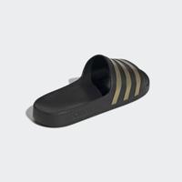 adidas Adilette Aqua Slippers Zwart Goud - thumbnail