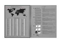 Spiraalblok Oxford International Notebook A4+ lijn rood - thumbnail