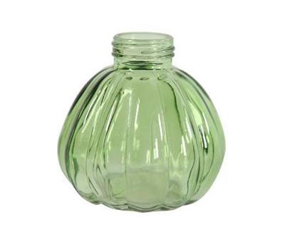 Fles met ribbel Bos groen