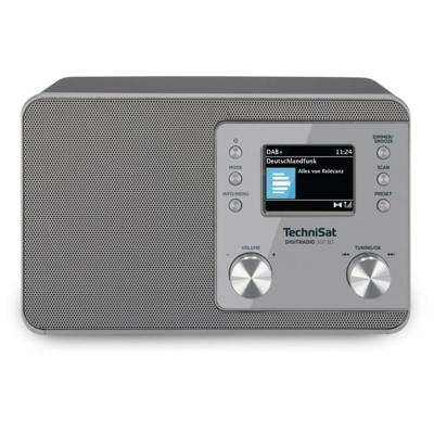 TechniSat DIGITRADIO 307 BT – DAB+ radio met BestTune (DAB, FM, AUX-in, bluetooth-audiostreaming, hoofdtelefoonaansluiting, geheugen favorieten, wekker, slaaptimer, klok-/datumweergave, 5 W RMS Mono)