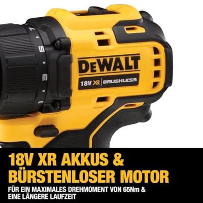 DeWalt DCD708D2T-QW Schroef/boormachine 18V 2.0Ah Li-Ion - thumbnail