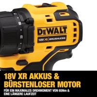 DeWALT DCD708D2T Compacte accu schroefboormachine 18V XR 2.0Ah in TSTAK - thumbnail