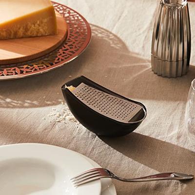 Alessi Rasp - met opvangbakje - Parmenide - AARU01 B - Zwart - door Alejandro Ruiz
