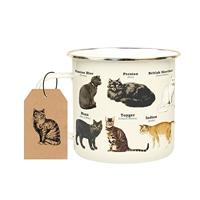 Gift Republic Katten - Emaille Mok - thumbnail