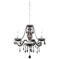 Trio KroonluchterLuster Crystal 40cm 3-lichts zwart transparant - R11073002 - thumbnail
