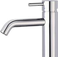 Saqu Eurotrend verhoogde wastafelkraan chroom - thumbnail