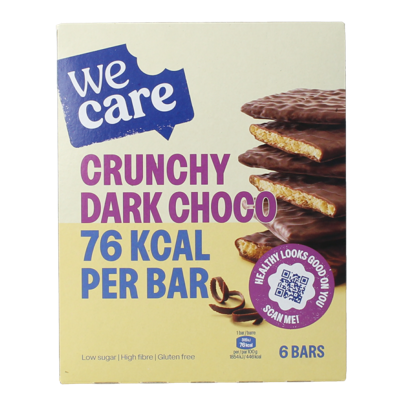 Lower kcal/carb bars crunchy dark choco 102 Gram