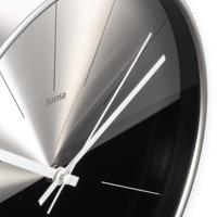 Hama Wandklok Sicilië Tikt Niet 30 cm Zwart/Zilver - thumbnail