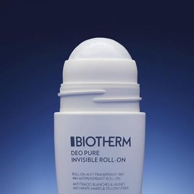 Biotherm deo pure invisible roll-on 48h 75ml dames - thumbnail