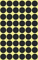 Etiket az 3140 rond 12mm zwart 270stuks - thumbnail