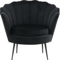 Nohr Fauteuil 'Yoni' Velvet, kleur Zwart - thumbnail