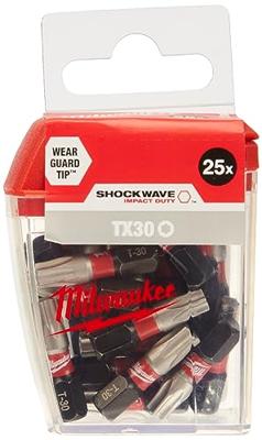 Milwaukee Shockwave schroefbit lang 30mm Torx TX30 (25st)