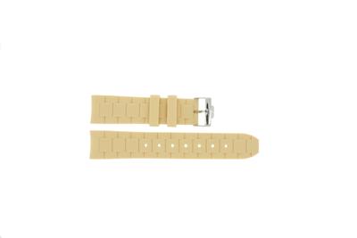 Horlogeband Jacques Lemans 1-1586 ROME Rubber Beige 22mm Horlogeband Jacques Lemans 1-1586 ROME Rubber Beige 22mm