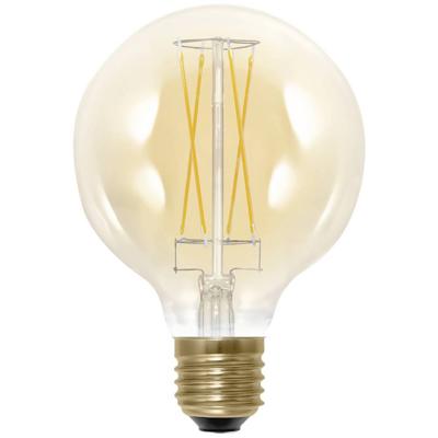 LED globe lamp 95mm 6W E27 filament Segula dimbaar goud 55292