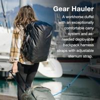 Osprey Transporter Squffel 44 Duffel Raven Black/Black 44L - thumbnail