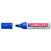 Permanente markeerstift Edding 550 Blauw (10 Stuks) - thumbnail