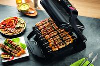 Tefal GC7128 OptiGrill+ Schwarz Contactgrill Elektrisch, Tafel Grillfunctie, Anti-aanbaklaag, Controlelampje Zwart - thumbnail
