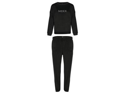 MEXX Dames fleece pyjama (Zwart, M)