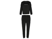 MEXX Dames fleece pyjama (Zwart, M) - thumbnail