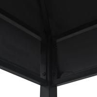 Barbecue paviljoen 240x150x255 cm staal antraciet - thumbnail