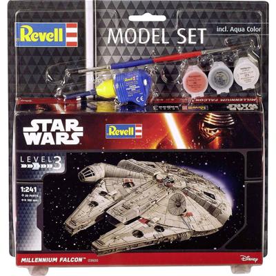 Revell model set - millennium falcon 20dlg. - incl. basiskleuren verf