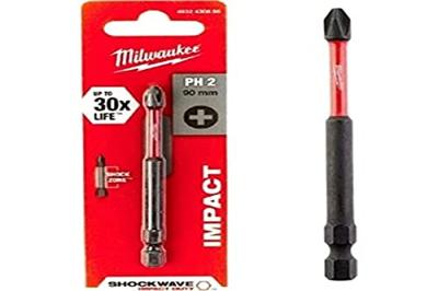 Milwaukee Accessoires Shockwave Gen II PH2 90mm 1stuks - 4932430856
