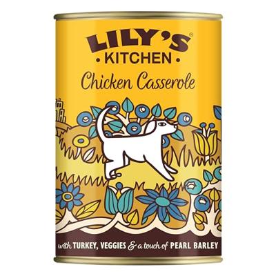 Lily's Kitchen Casserole kip met kalkoen natvoer hond 2 trays (12 x 400 g) Lily's Kitchen Casserole kip met kalkoen natvoer hond 2 trays (12 x 400 g)