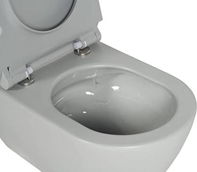 Ben Segno 2.0 hangtoilet met toiletbril Xtra glaze+ Free flush cement grijs