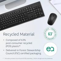 Kensington EQ draadloze deskset KM150, qwerty - thumbnail