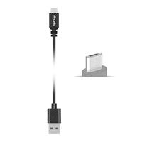 Celly-USB Data Kabel Micro USB Zwart 2MT - thumbnail