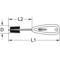 KS Tools Koperen binnenborstel, 28 mm 201.1228 2011228 1 stuk(s) - thumbnail