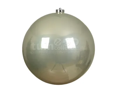 Kerstballen kunststof d25 cm parel Decoris - Decoris